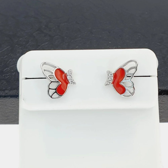 "925 sterling silver luxury CZ earrings for women/girls, Best forRJUS2222 - Picture 7 of 11